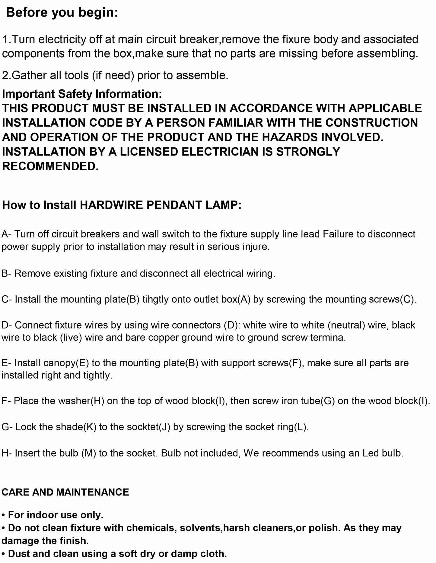 Emperador Pendant