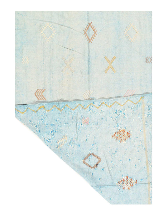 Canvello Fine Hand Knotted Flat Weave Moroccan 4'3'' X 7'7''