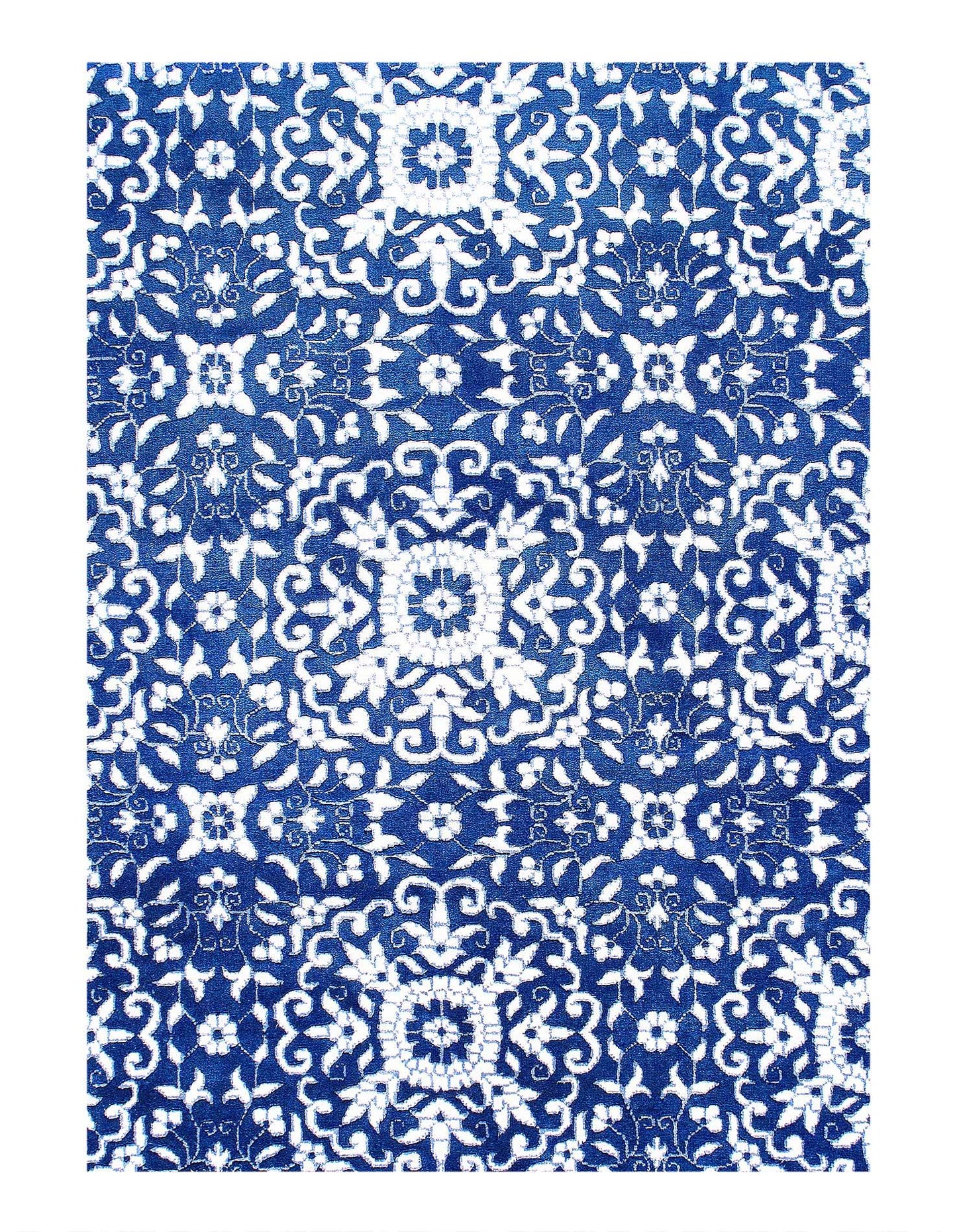 Canvello Fine Hand Knotted silk & wool Modern rug - 5'11'' X 9'2''