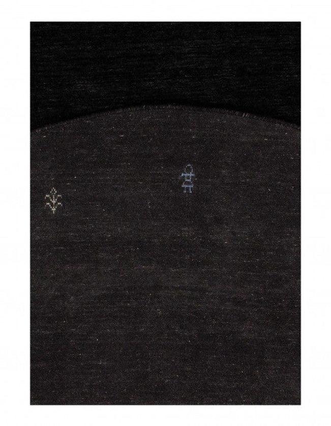 Canvello Fine Hand Knotted Silkroad Gabbeh Design Round Rug 7' X 7'