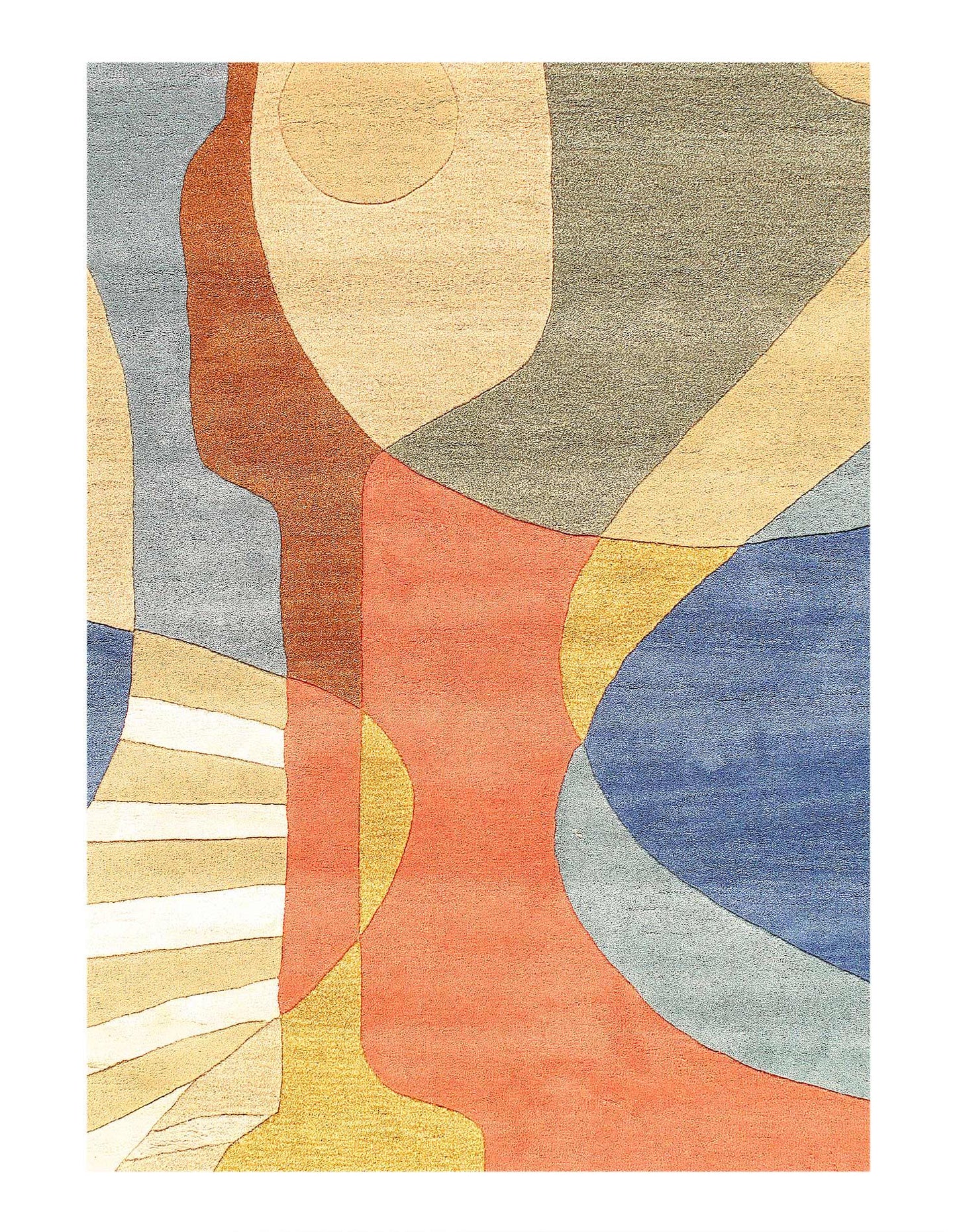 Canvello Fine Hand Tufted Abstract rug - 5' X 8'