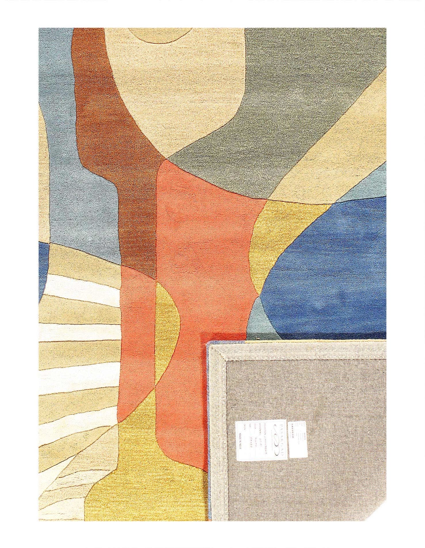 Canvello Fine Hand Tufted Abstract rug - 5' X 8'