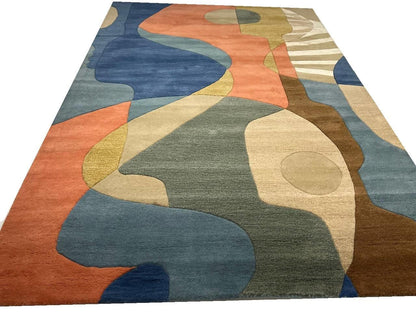 Canvello Fine Hand Tufted Abstract rug - 5' X 8'