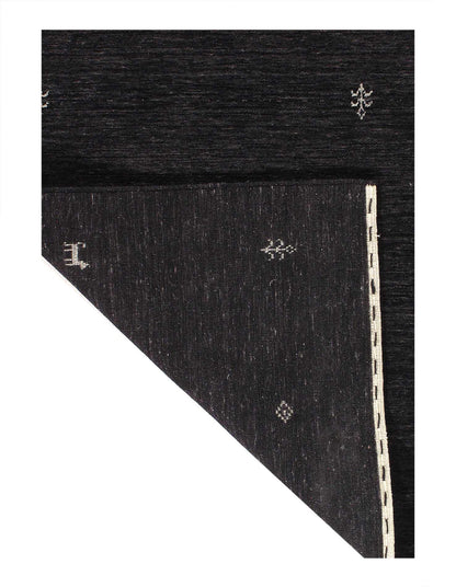 Canvello Gabbeh Black Runner Rug - 2'6'' X 8'