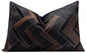 Canvello Genuine Cowhide Leather Decorative Throw Pillows - Handmade Patchwork Boho Accent Pillows For Sofa, Couch, Bed, Chair - Western Southwestern Farmhouse Pillow Covers With Feather Down Insert Included)