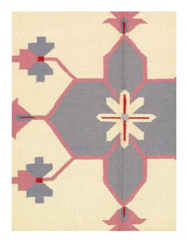 Canvello Ivory Color Hand Woven Rug 9' X 12'