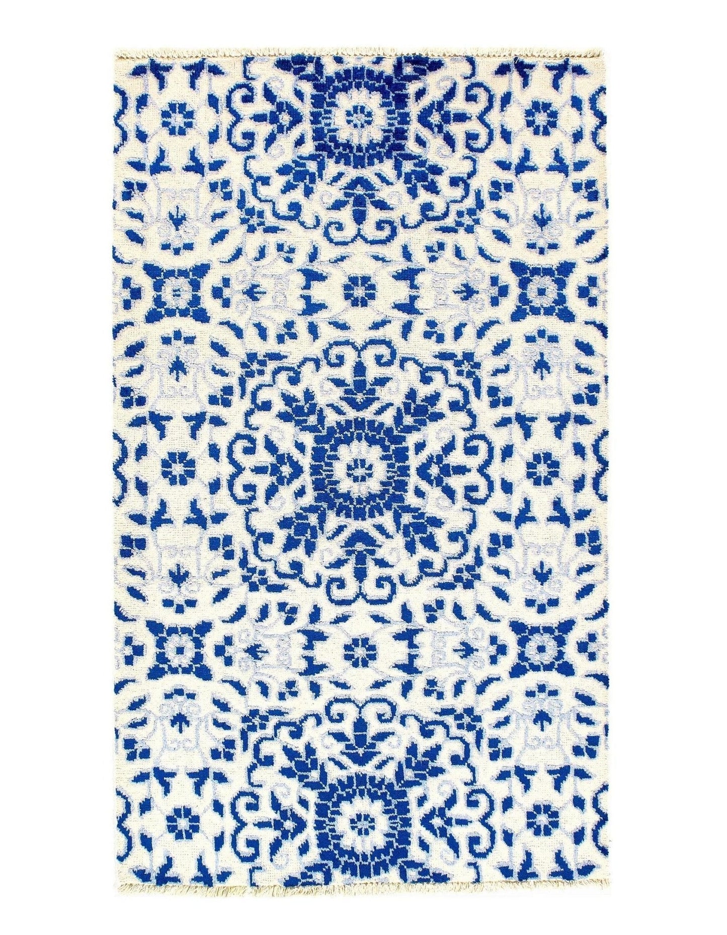 Canvello Light Blue Modern Rug - 3' X 5'