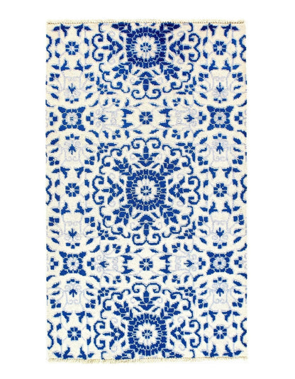 Canvello Light Blue Modern Rug - 3' X 5'
