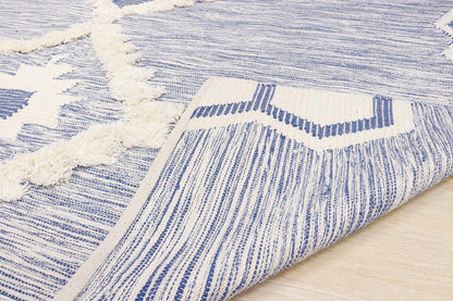 Canvello Modern Cotton & Wool Area Rug- 8' X 10'