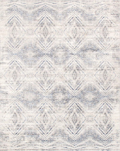 Canvello Modern Design Power Loom Area Rug- 4' X 6'