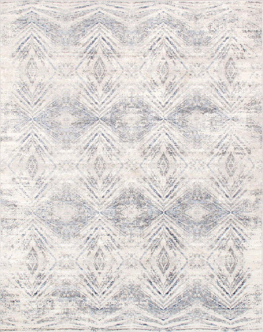 Canvello Modern Design Power Loom Area Rug- 4' X 6'