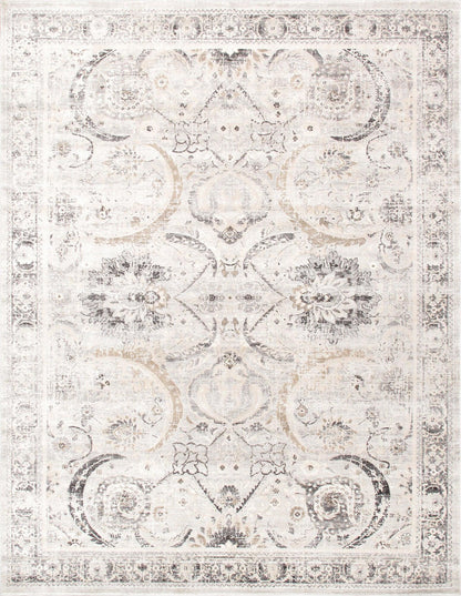 Canvello Modern Design Power Loom Area Rug- 8' X 10'
