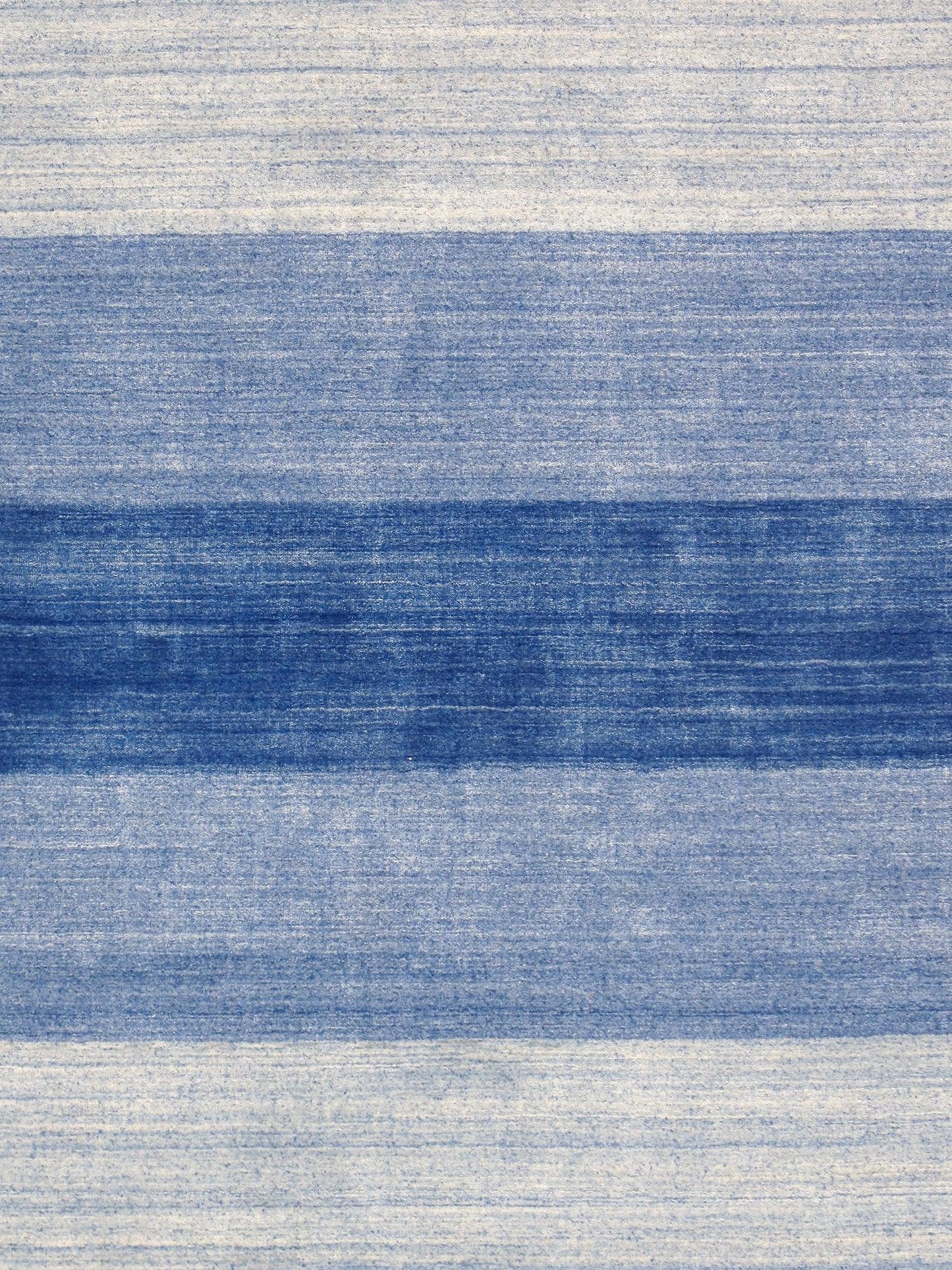 Canvello Modern Hand-Loomed Silk & Wool Charcoal Area Rug- 5' X 7'
