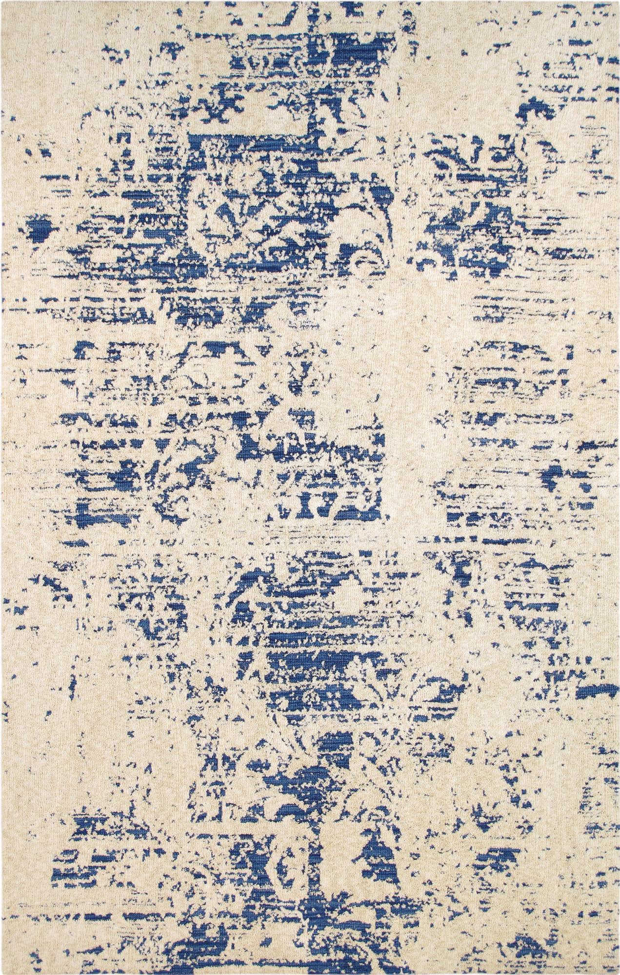 Canvello Modern Hand-Tufted Microfiber Area Rug- 5' X 8'
