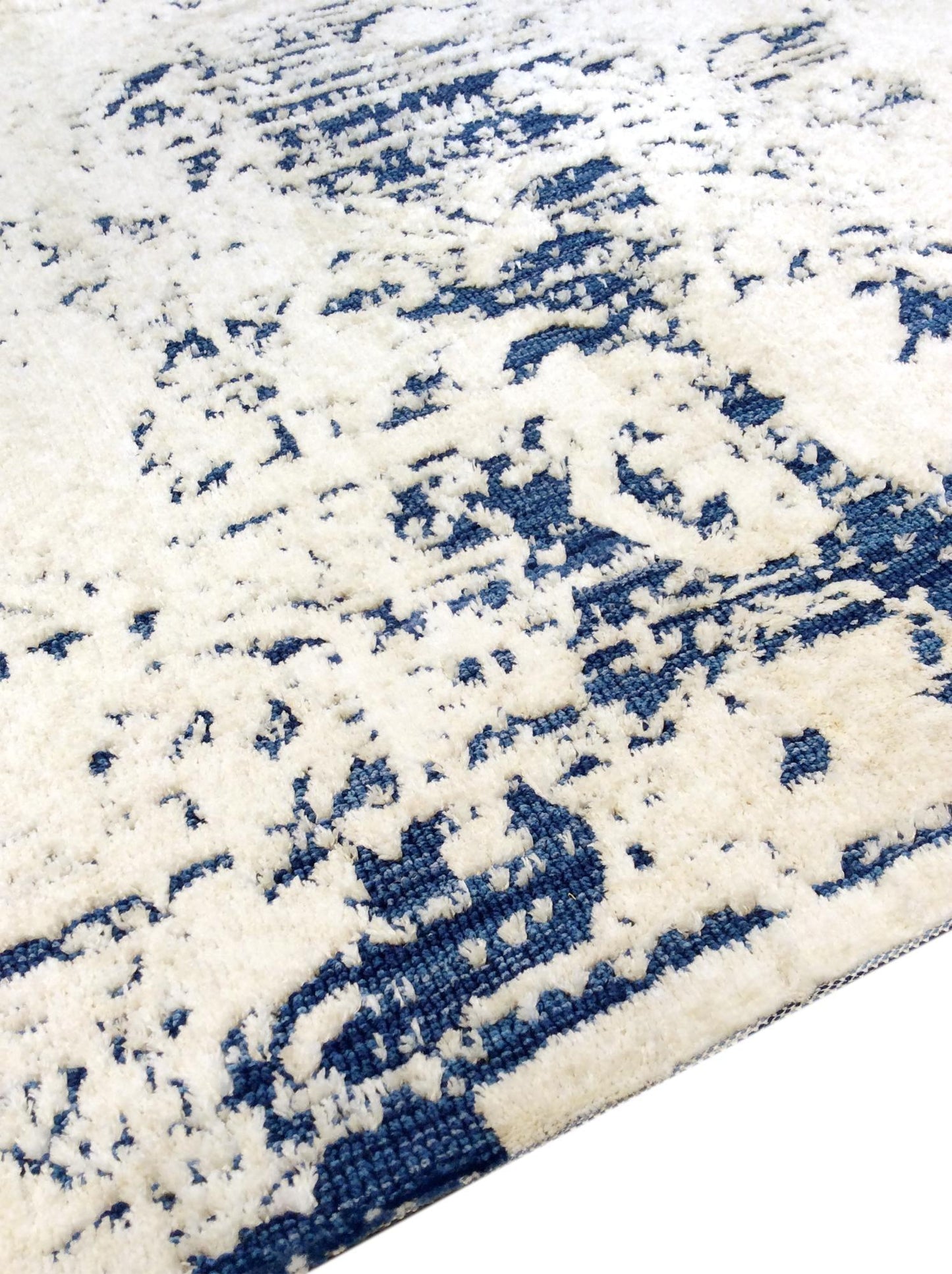 Canvello Modern Hand-Tufted Microfiber Area Rug- 5' X 8'