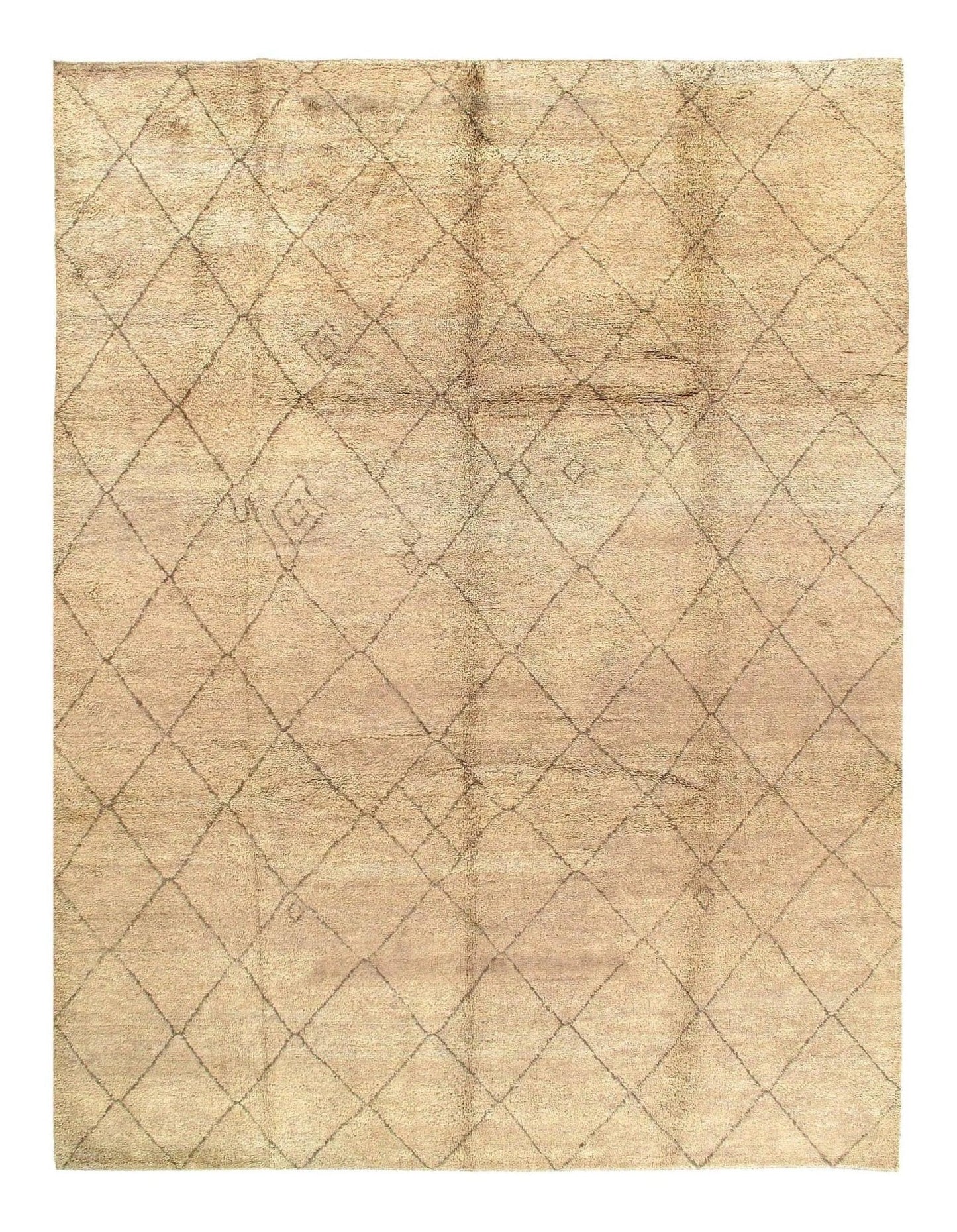 Canvello Modern Moroccan Rug - 9′ X 12'