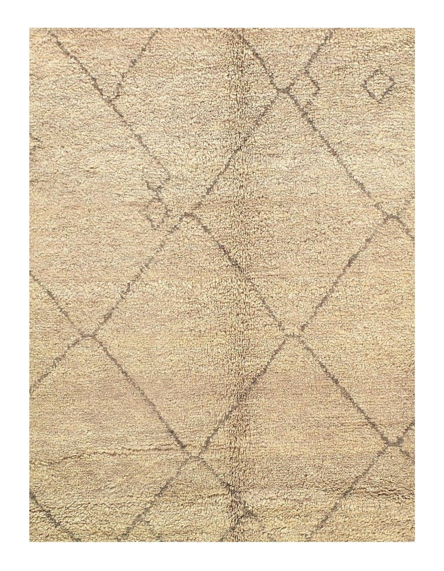 Canvello Modern Moroccan Rug - 9′ X 12'
