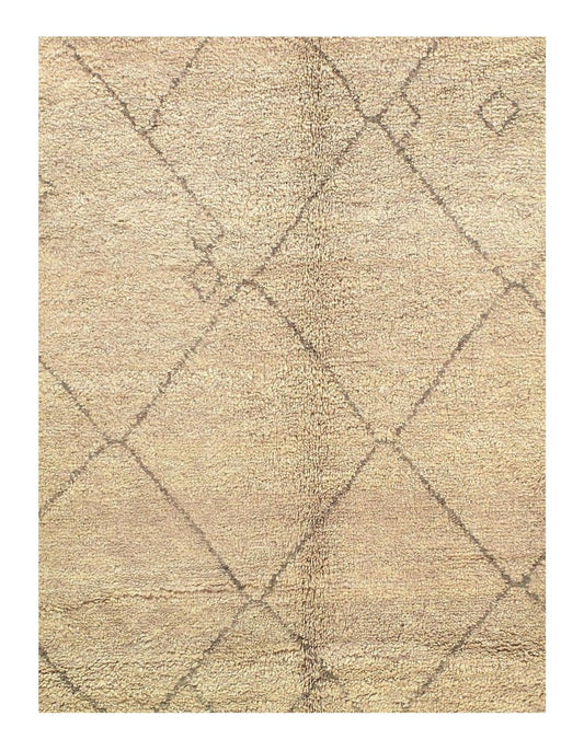 Canvello Modern Moroccan Rug - 9′ X 12'