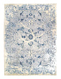 Canvello Modern Silk Light Blue Area Rug - 9' X 12'