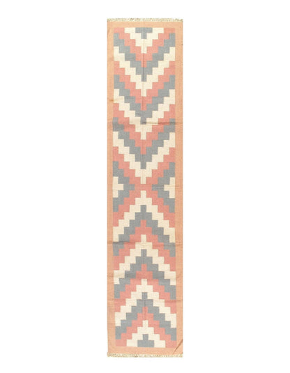 Canvello Multi Color Hand Woven Runner 2'9'' X 11'9''