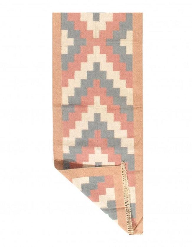 Canvello Multi Color Hand Woven Runner 2'9'' X 11'9''