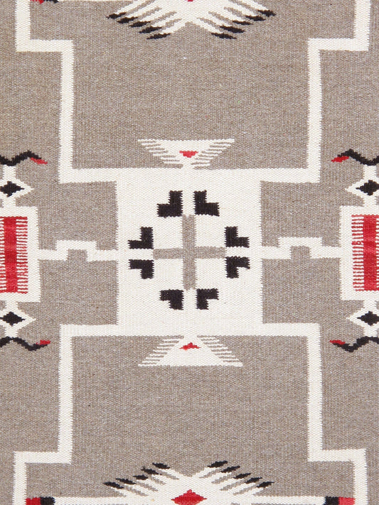 Canvello Reversible Wool Mocha Area Rug- 5'1'' X 6'9''