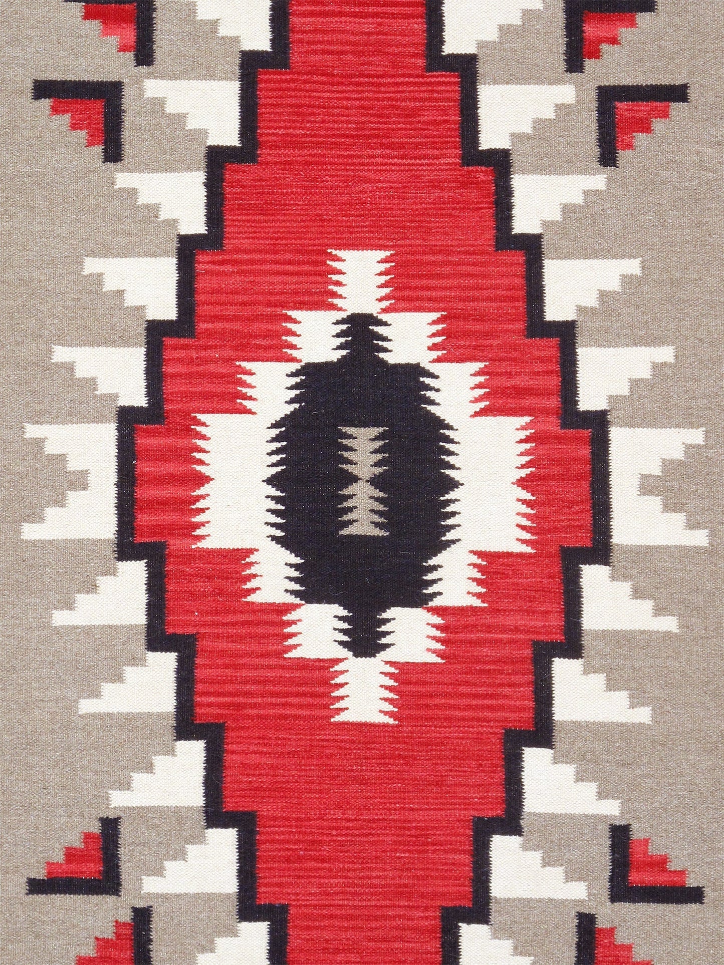 Canvello Tuscany Reversible Wool Mocha Area Rug- 4' X 5'11''