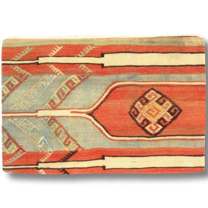 Canvello Vintage Turkish Hand Knotted Kilim Pillow - 16" x 24"