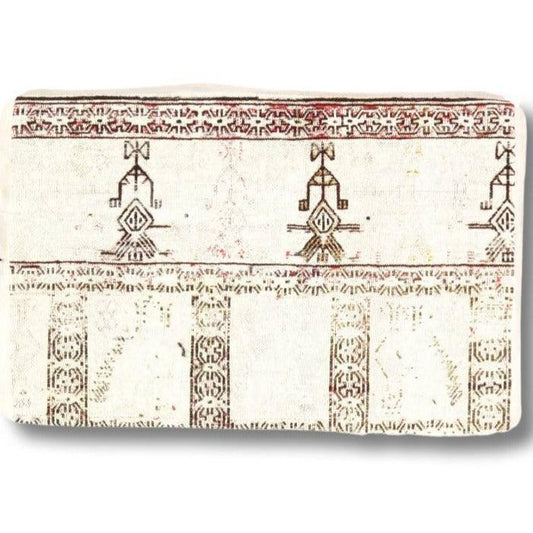Canvello Vintage Turkish Hand Knotted Kilim Pillow - 16" x 24"